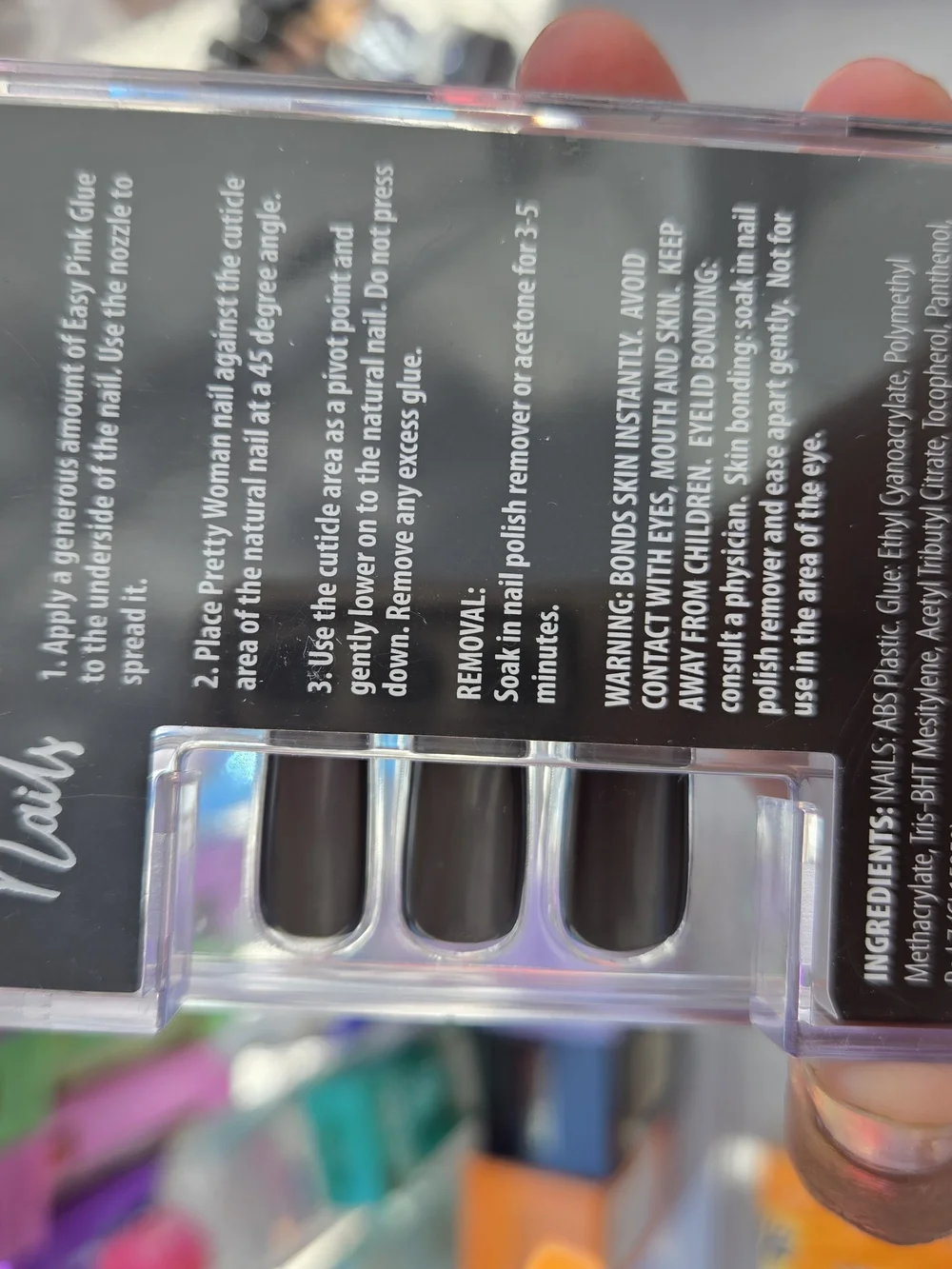 N/A faux nail